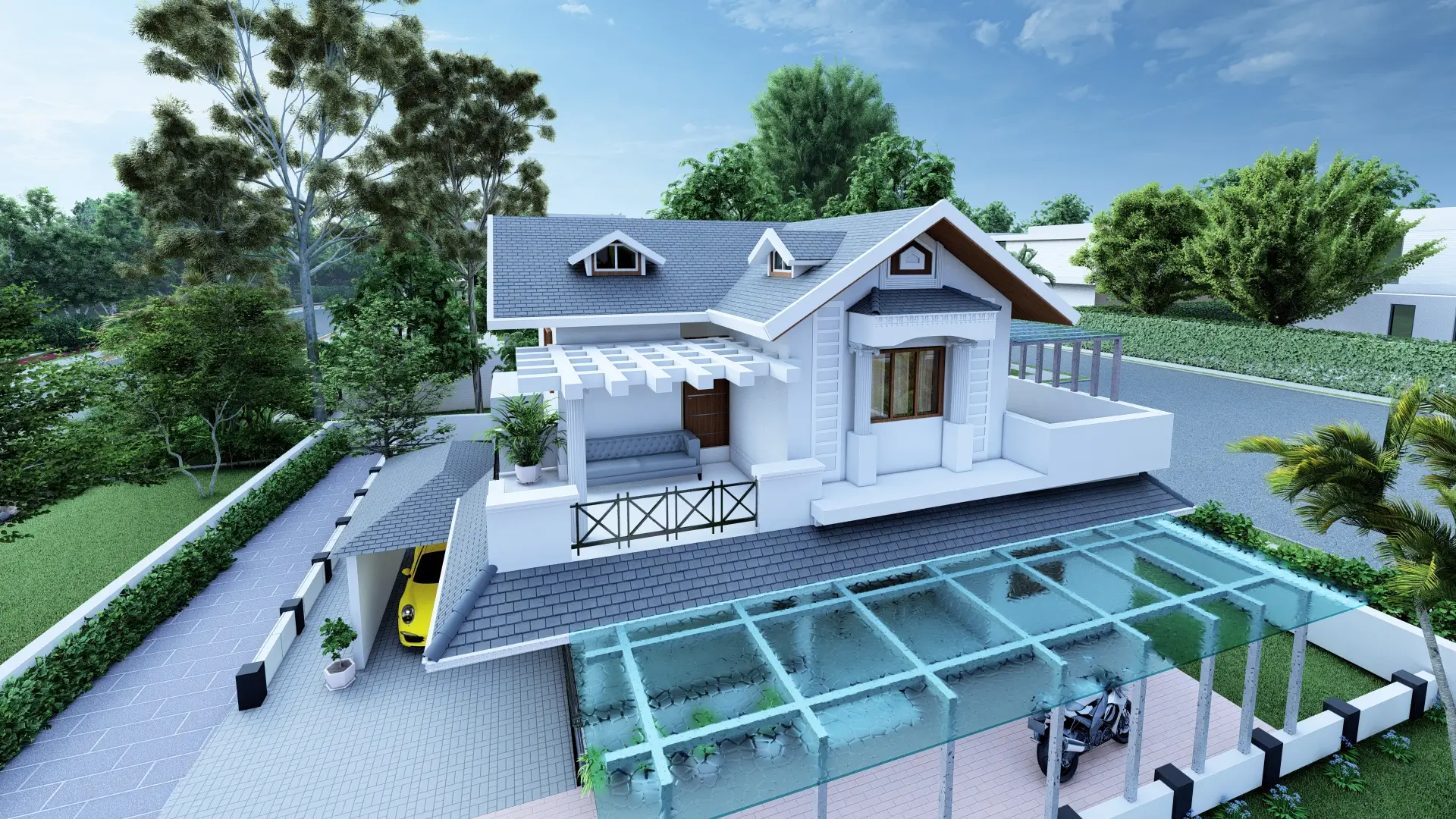 construction company 3d view